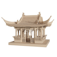 玩模总动员:重拾营造 榫卯系列积木《醉翁亭》拼搭模型