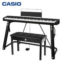 卡西欧(casio)电钢琴cdp-s100bk 88键重锤电子钢琴便携双电时尚家庭款