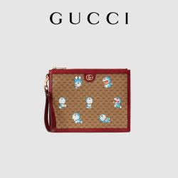 [新品]gucci古驰doraemon x gucci联名系列手拿包