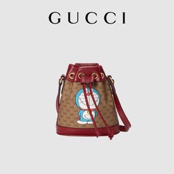 [新品]gucci古驰doraemon x gucci联名系列水桶包