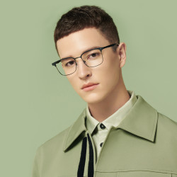 bolon暴龙近视眼镜框商务方框眼镜架男bj7162