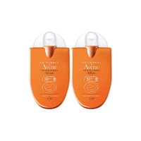 Avene 雅漾 防晒霜女男士 军训户外身体防晒乳SPF50+ 敏感肌儿童进口30ml*2