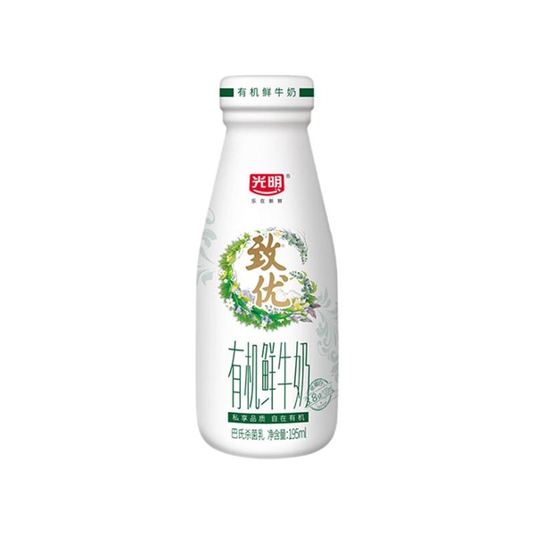 bright 光明 致优 有机鲜牛奶 195ml