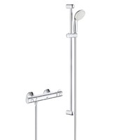 Prime会员：Grohe 高仪 800 34566001+DN15 恒温淋浴花洒套装