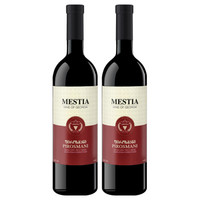 格鲁吉亚红酒原瓶进口 Mestia梅斯蒂亚皮罗斯曼尼半干红葡萄酒进口干红 双支
