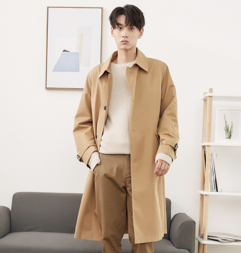 Meters bonwe 美特斯邦威 734W1006100113P722495 男士风衣