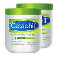 Cetaphil 絲塔芙 保濕大白罐面霜滋潤補水保濕身體乳敏感肌適用護膚品節日禮物 550g 2罐