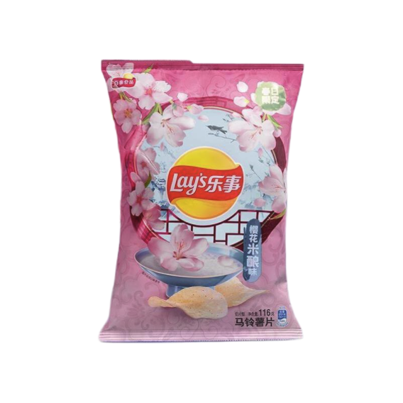 乐事樱花米酿味薯片