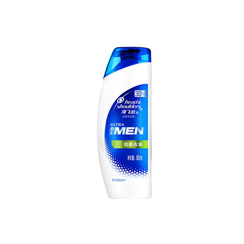 海飞丝 Head & Shoulders男士洗发水80ml*5