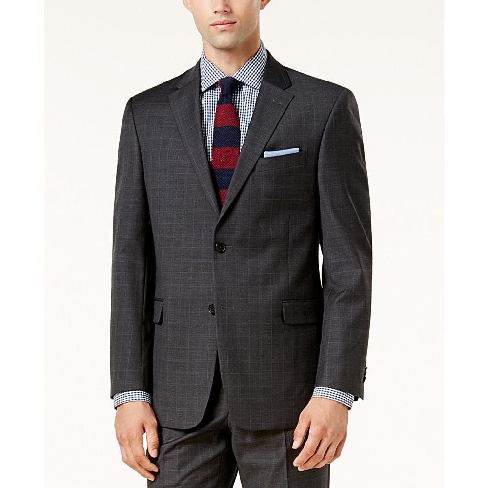 TOMMY HILFIGER/汤米·希尔费格 男子经典款修身格子棉西装外套