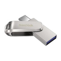 SanDisk 闪迪 至尊高速系列 酷锃 DDC4 USB3.1 U盘 银色 128GB Type-C