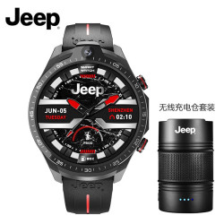 jeep吉普黑骑士智能手表64g户外运动手表支持上网可支付4g插卡通话