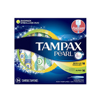 黑卡會員：TAMPAX 丹碧絲 珍珠系列導管衛生棉條 34條/盒