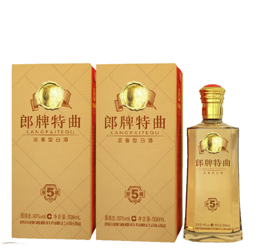 郎酒窖藏52度浓香型,郎酒典藏52浓香型白酒 langjiu 郎酒 郎牌特曲 窖藏5号 50%vol 浓香型白酒 500ml*2瓶 双支装