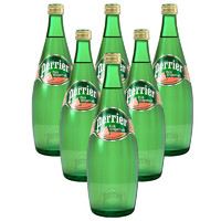 perrier 巴黎水 法国原装进口 西柚味气泡矿泉水 500ml*24瓶 塑料瓶