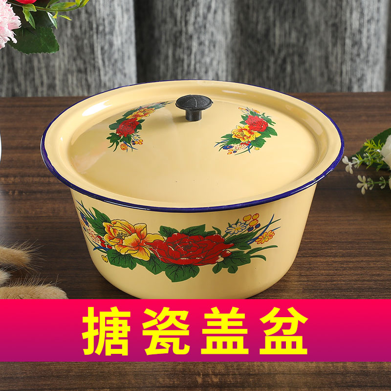 老式搪瓷盆代代相传用成传家宝了
