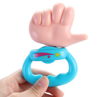 People 婴儿创意手抓小手大拇指牙胶可抓咬胶婴儿固齿手抓玩具 大拇指咬胶