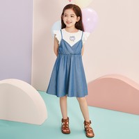 Hello Kitty 凯蒂猫 女童假两件连衣裙