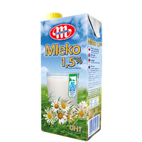 MLEKOVITA 妙可 波蘭原裝進口 田園系列 低脂純牛奶 1L*12盒整箱裝 優質蛋白