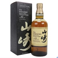 SUNTORY 三得利  山崎12年 单一麦芽威士忌 700ml