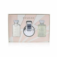 BVLGARI 寶格麗 白晶（晶瑩）香氛套裝（淡香水噴霧 40ml+ 身體乳 40ml +沐浴啫喱 40ml）