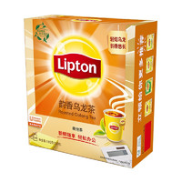 88VIP：Lipton 立顿 韵香乌龙茶商务招待袋泡茶180g/盒100包办公室下午茶