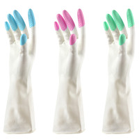 SOONIER 雪尼尔 1双装家务清洁手套