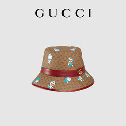 gucci古驰6488464hacudoraemonxgucci联名系列渔夫帽