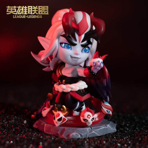 leagueoflegends英雄联盟腥红之月亚托克斯q版手办