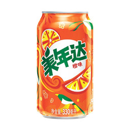 mirinara 美年达 碳酸饮料 330ml*24听
