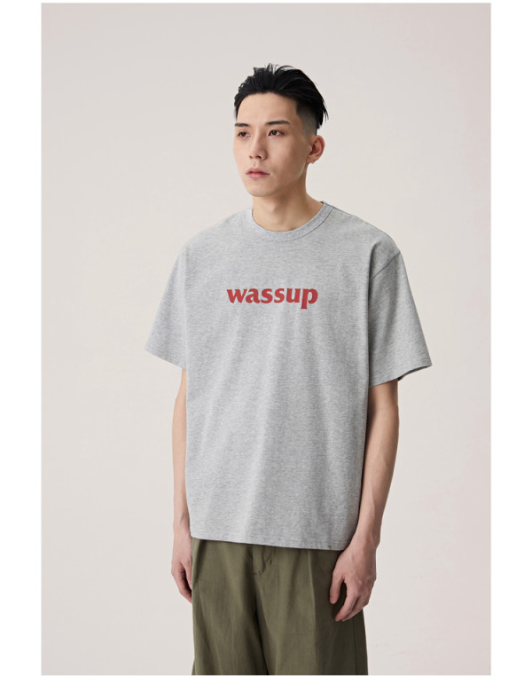 情侣t恤_wassup ss21t001 logo款男女士t桖多少钱-什么值得买