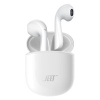 JEET 泰捷耳机 真无线蓝牙耳机游戏长续航双麦半入耳适用苹果安卓 汉白 官方标配