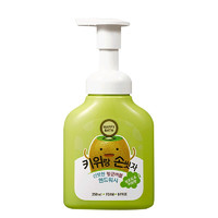 HAPPY BATH 自然主义 韩国进口 爱茉莉 Happy Bath 泡沫洗手液250ml 猕猴桃果昔香味  抑菌99.9% 天然发酵 全家通用