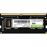 CUSO 酷兽 DDR4 2666MHz 笔记本内存 普条 黑色 8GB