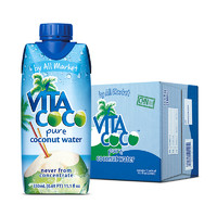 VITA COCO 唯他可可 Vita Coco唯他可可原装进口椰子水饮料330ml*12原味果汁饮品