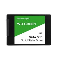 西部數據 WD Green綠盤 SSD固態硬盤 SAT3.0串口 2.5英寸臺式機筆記本電腦辦公固態 標配 2TB（WDS200T2G0A）
