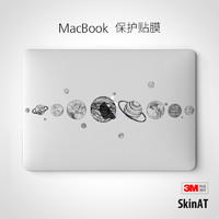 SkinAT 苹果电脑保护壳贴膜MacBook Air M113贴纸MacbookPro保护膜