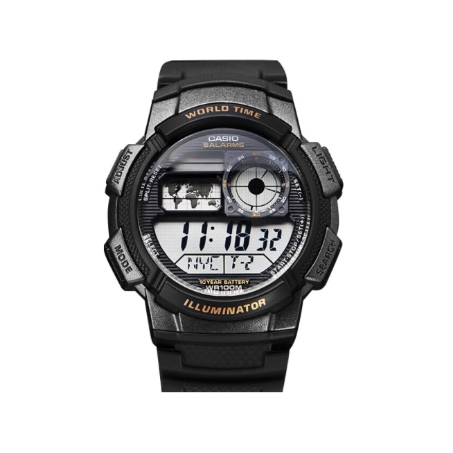 casio 卡西欧 ae-1000w户外运动手表