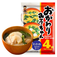 神州一 日本进口 混合味增汤 裙带菜速食味噌 日本大酱 黄豆酱 日式味噌大酱汤调味料84.6g
