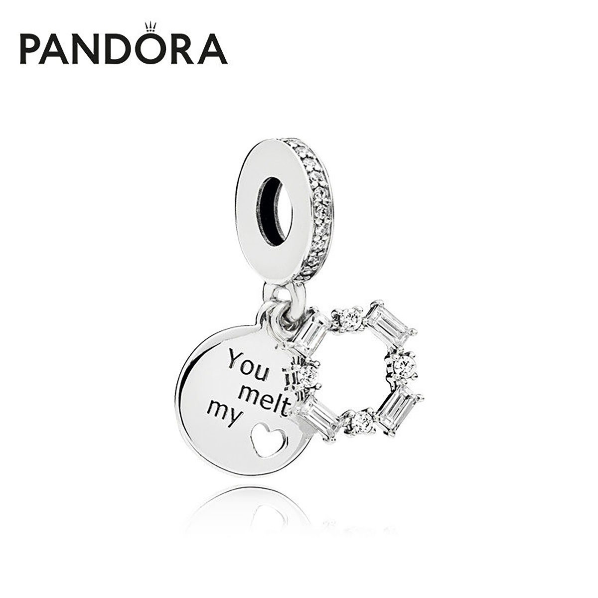 PANDORA/潘多拉 797553CZ 冰晶雕塑925银串饰
