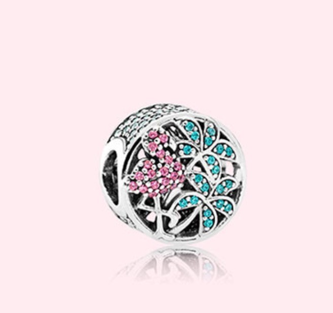 792117CZS 雨林火烈鸟手链饰品DIY串珠