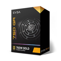EVGA GA750 额定750W 电脑电源 （80PLUS金牌/全模组/10年质保）