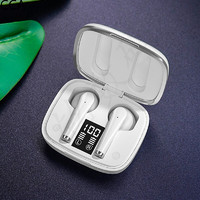 爱奇艺i71-iQD30Pro蓝牙耳机半入耳式 双耳真无线品牌超长续航待机听歌大电量小型小众t IQD30 陶瓷白【普通版】 套餐一