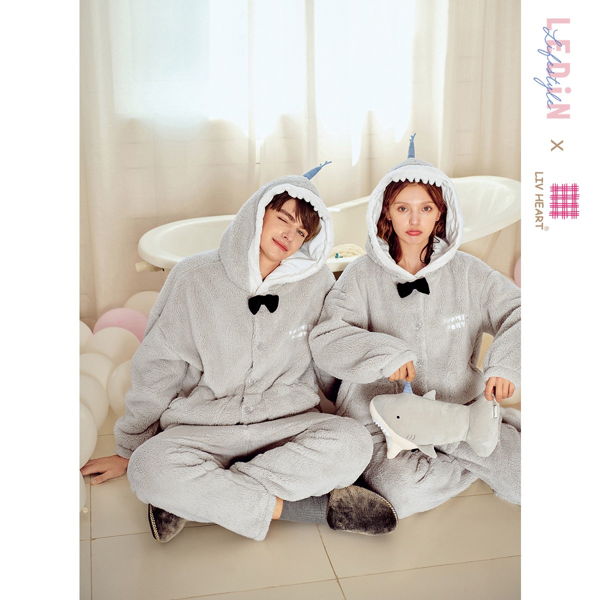 乐町 LIVHEART联名 CLKEA4514 家居服套装