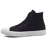 匡威（Converse）男鞋女鞋经典款高帮纯色帆布鞋150143 黑色 37