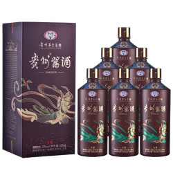 moutai 茅台 贵州茅台集团 贵州酱酒七窖53度柔和酱香型白酒整箱 飞天