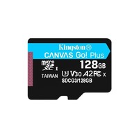 Kingston 金士頓 SDCG3 Micro-SD存儲卡 128GB（UHS-I、V30、U3、A2）
