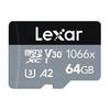 Lexar 雷克沙 MicroSD存儲卡 64GB（UHS-I、V30、A2)