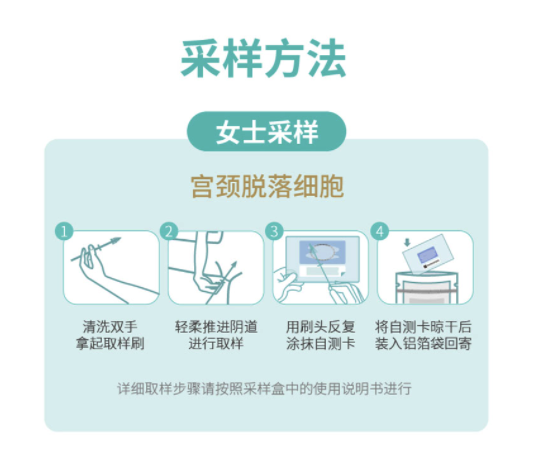 微基因华大基因hpv检测女性自检宫颈筛查