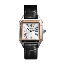 Cartier,BVLGARI cartier卡地亚瑞士手表山度士系列石英男表w2sa0011